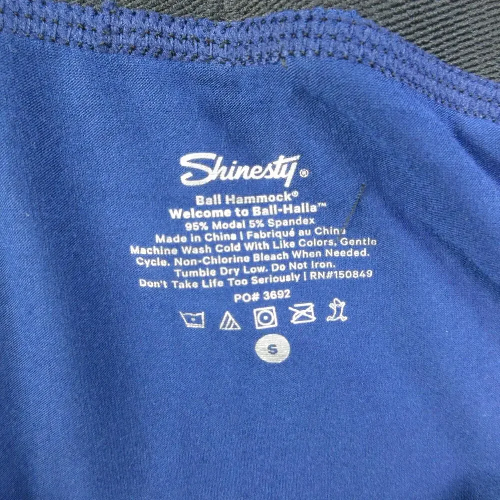 Shinesty Boxer Briefs Mens S Blue Ball Hammock Pouch Modal Spandex Tagless NWT